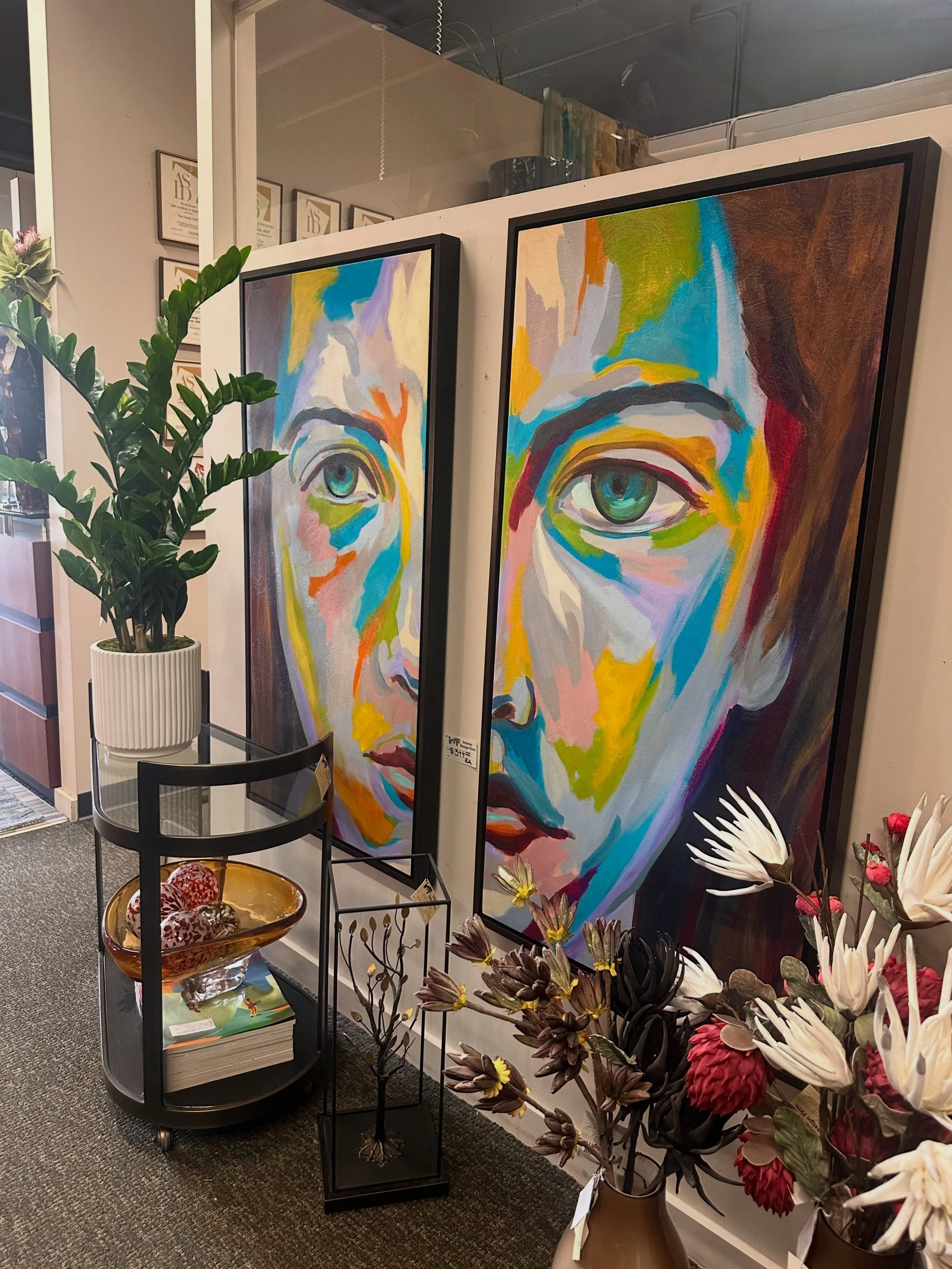 The kind of art that stops you in your tracks 🔥

This and many more original pieces at the interior design firm 👏🏽

Omaha designers | interior design | art