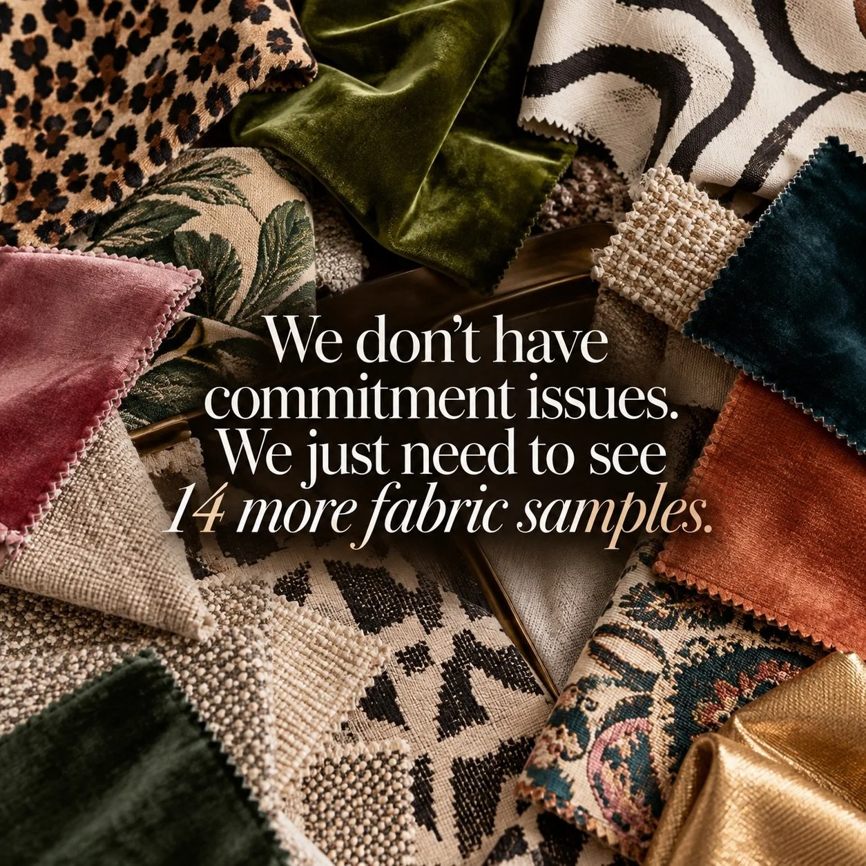 No judgement from us 🔥

Designers | Omaha design firm | Omaha Nebraska | interior design | design humor |