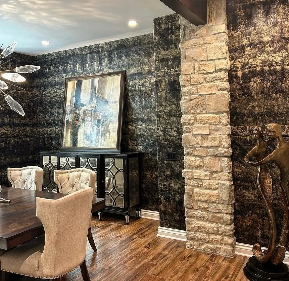 Design is more than what meets the eye.

It&rsquo;s the art of layering texture, contrast, and architectural detail to create a space that feels both bold and timeless. From dramatic finishes to thoughtfully curated pieces, every element tells a stor
