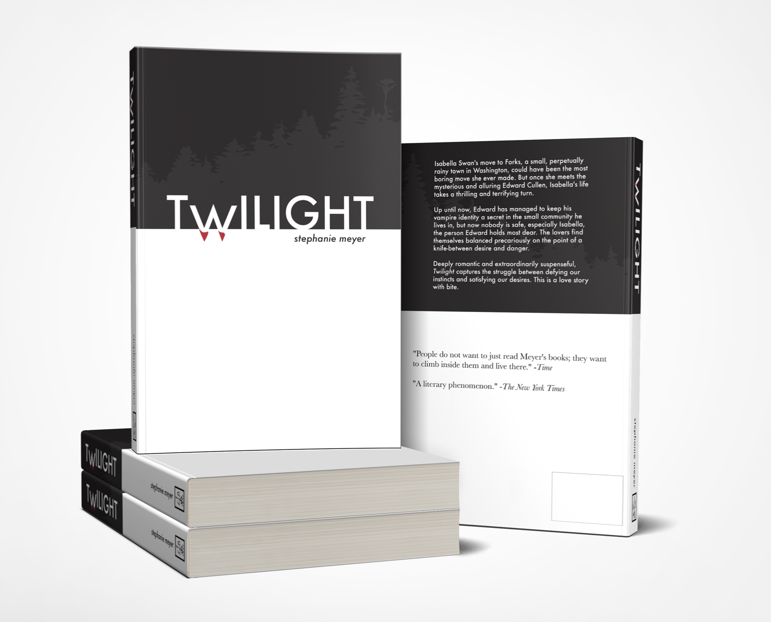 Twilight Book Cover — Design by Laurel