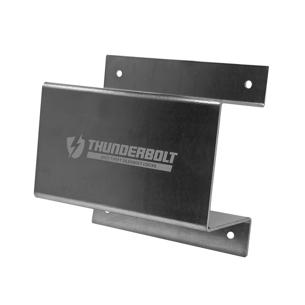 PS-008 Anti-Theft Security Plate For Aluminum Doors - Brushed Finish, 3.5" X 12", 12 Gauge Steel