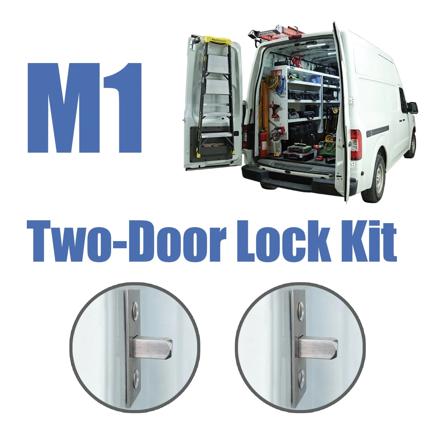 Work Van M1 Two-Door Lock Kit (Factory Key Fob)