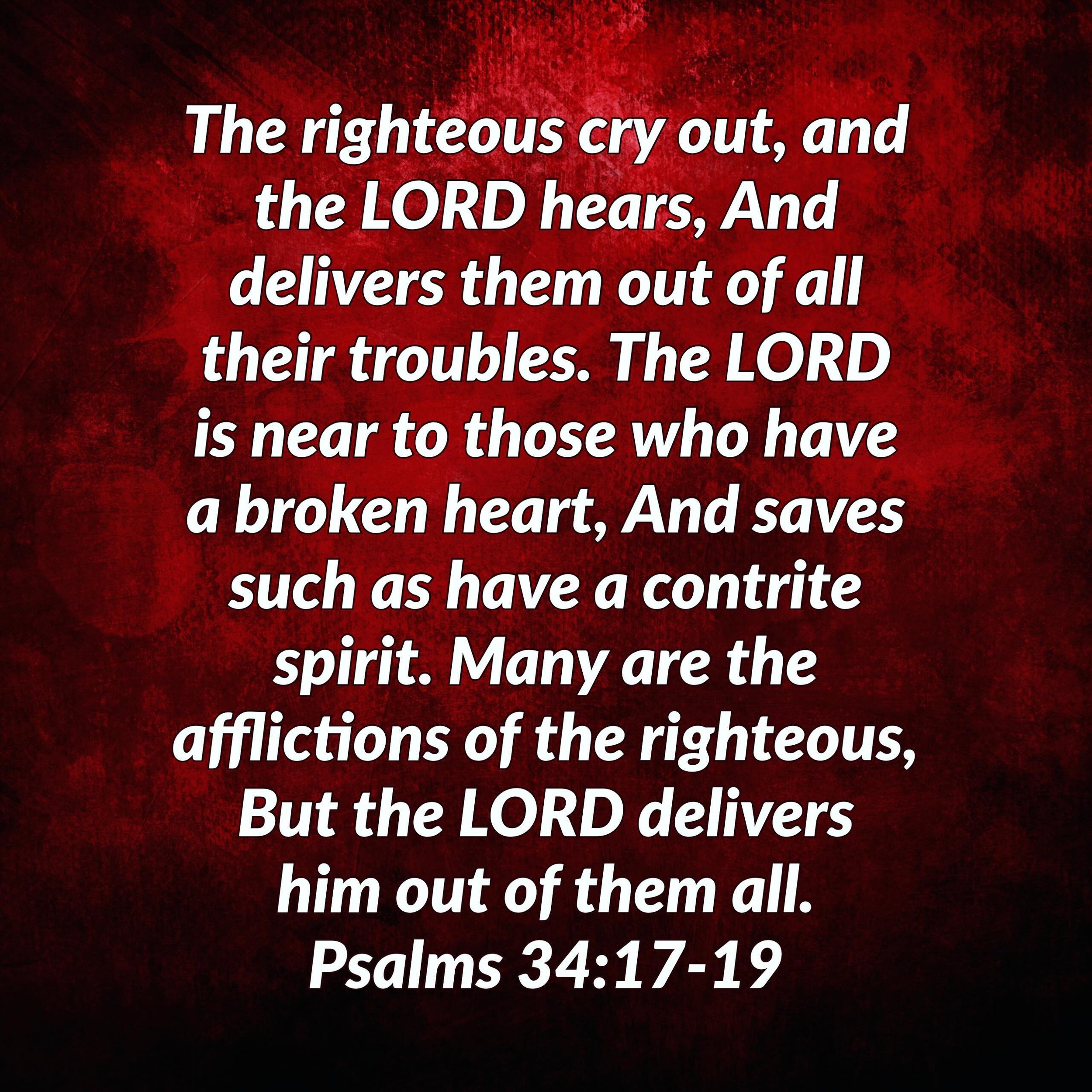 All means all. God will deliver us out of them all. He is near and He is faithful.  Not convinced? Look to Jesus on the cross. #jesus #ourdeliverer