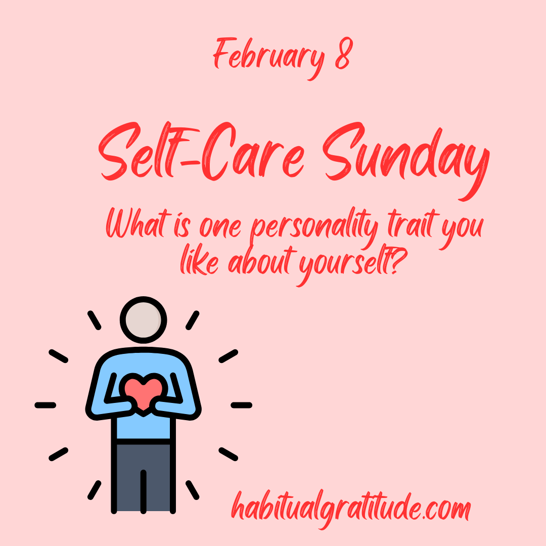 What is one personality trait you like about yourself?