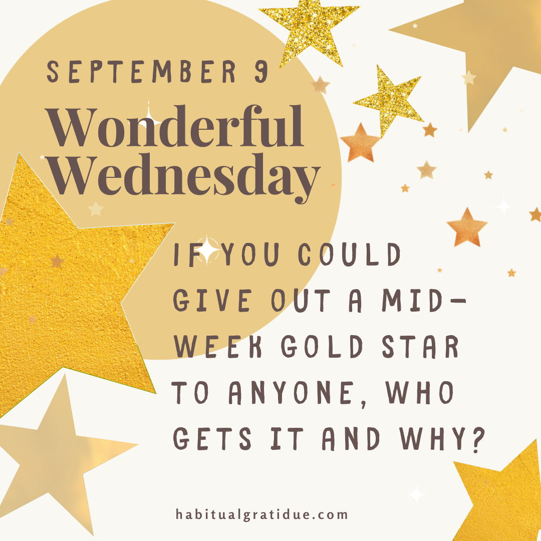 If you could give out a mid-week star to anyone, who gets it and why?