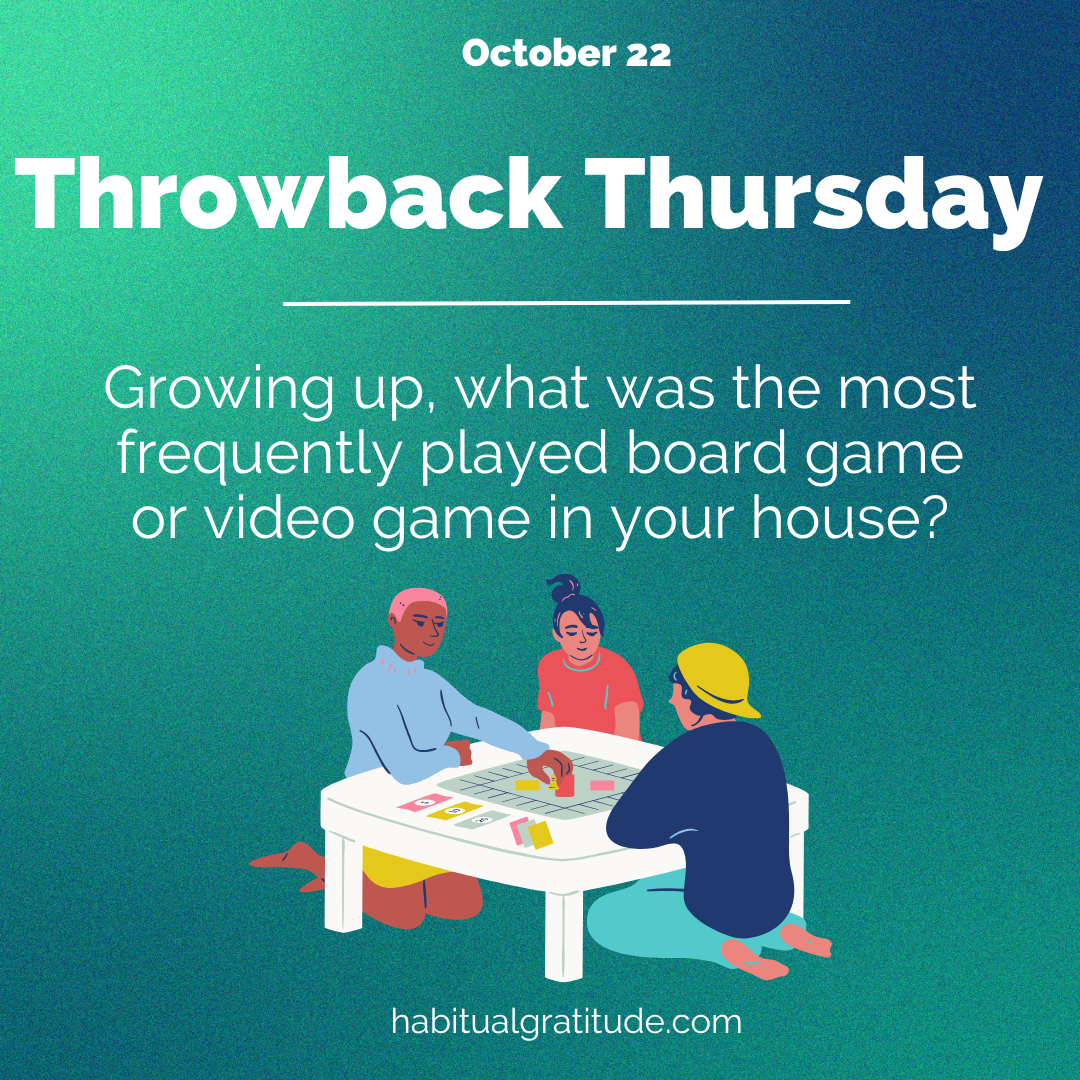 Growing up, what was the most frequently played board game or video game in your house?