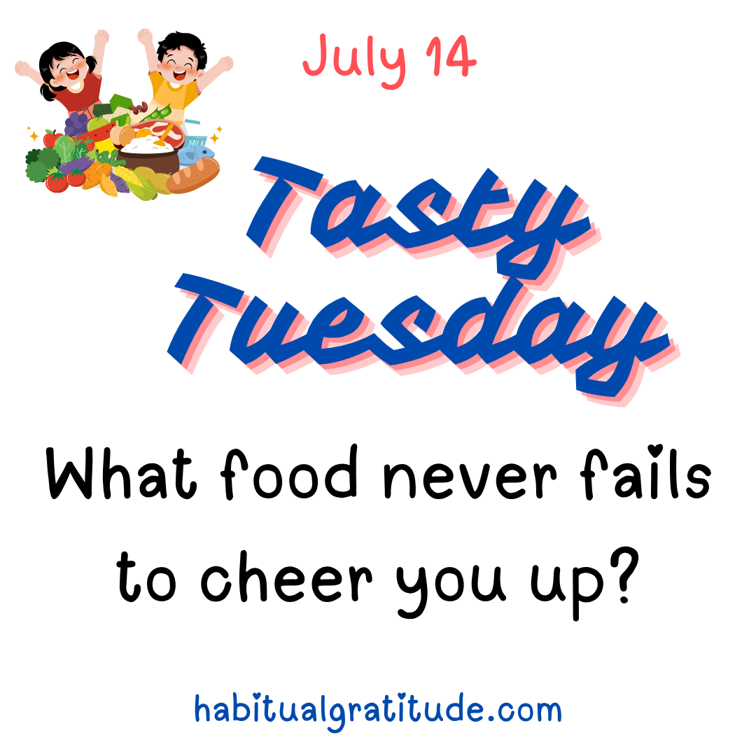 What food never fails to cheer you up?