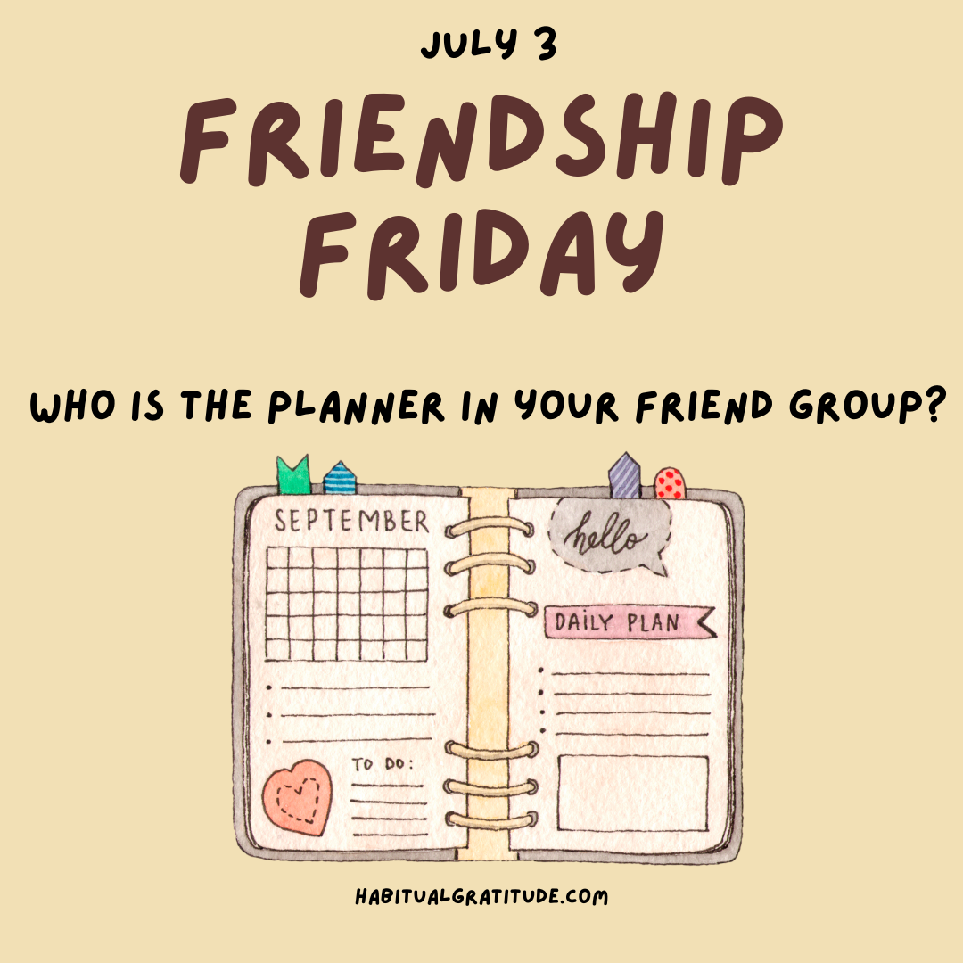 Who is the planner in your friend group?