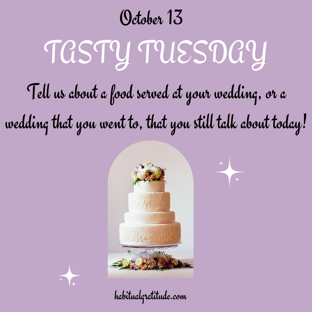 Tell us about a food served at your wedding, or a wedding that you went to, that you still talk about today.