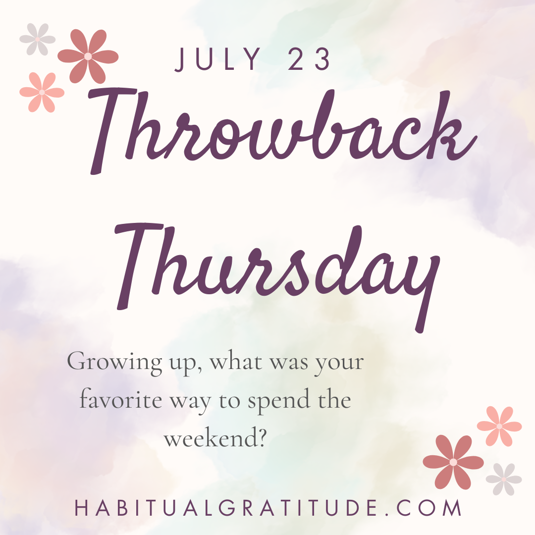 Growing up, what was your favorite way to spend the weekend?