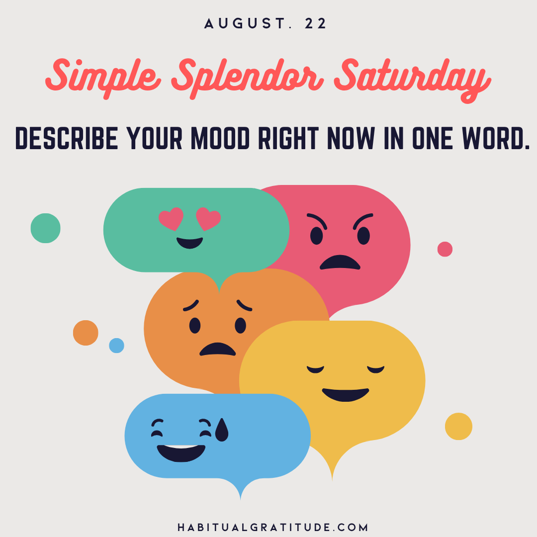 Describe your mood right now in one word.