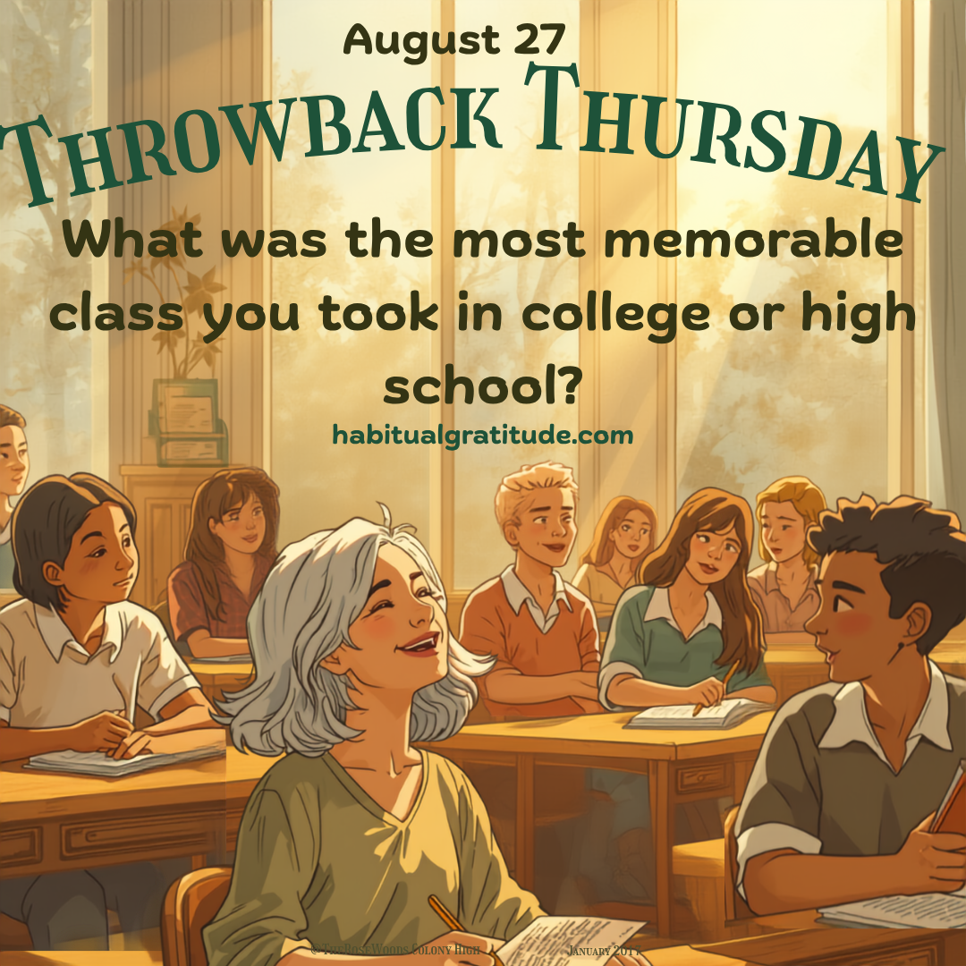 What was the most memorable class y9ou took in college or high school?