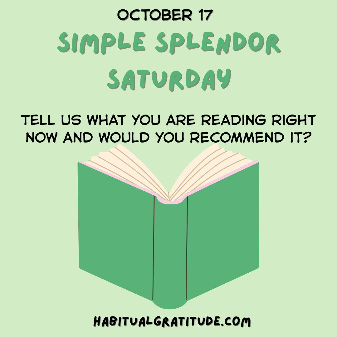 Tell us what you are reading right now and would you recommend it?