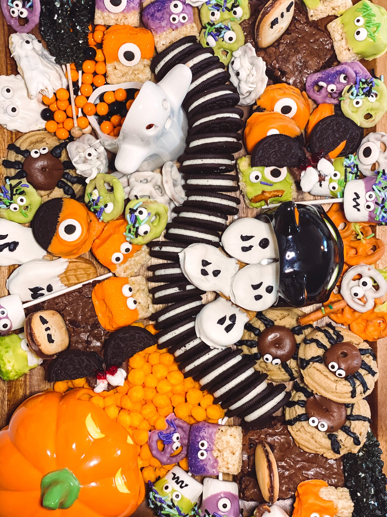 how to create a halloween candy treat board - overview 1.JPG