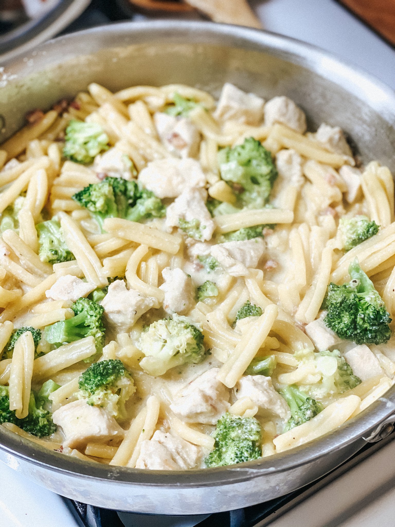 one pot broccoli chicken pasta recipe 5.JPG