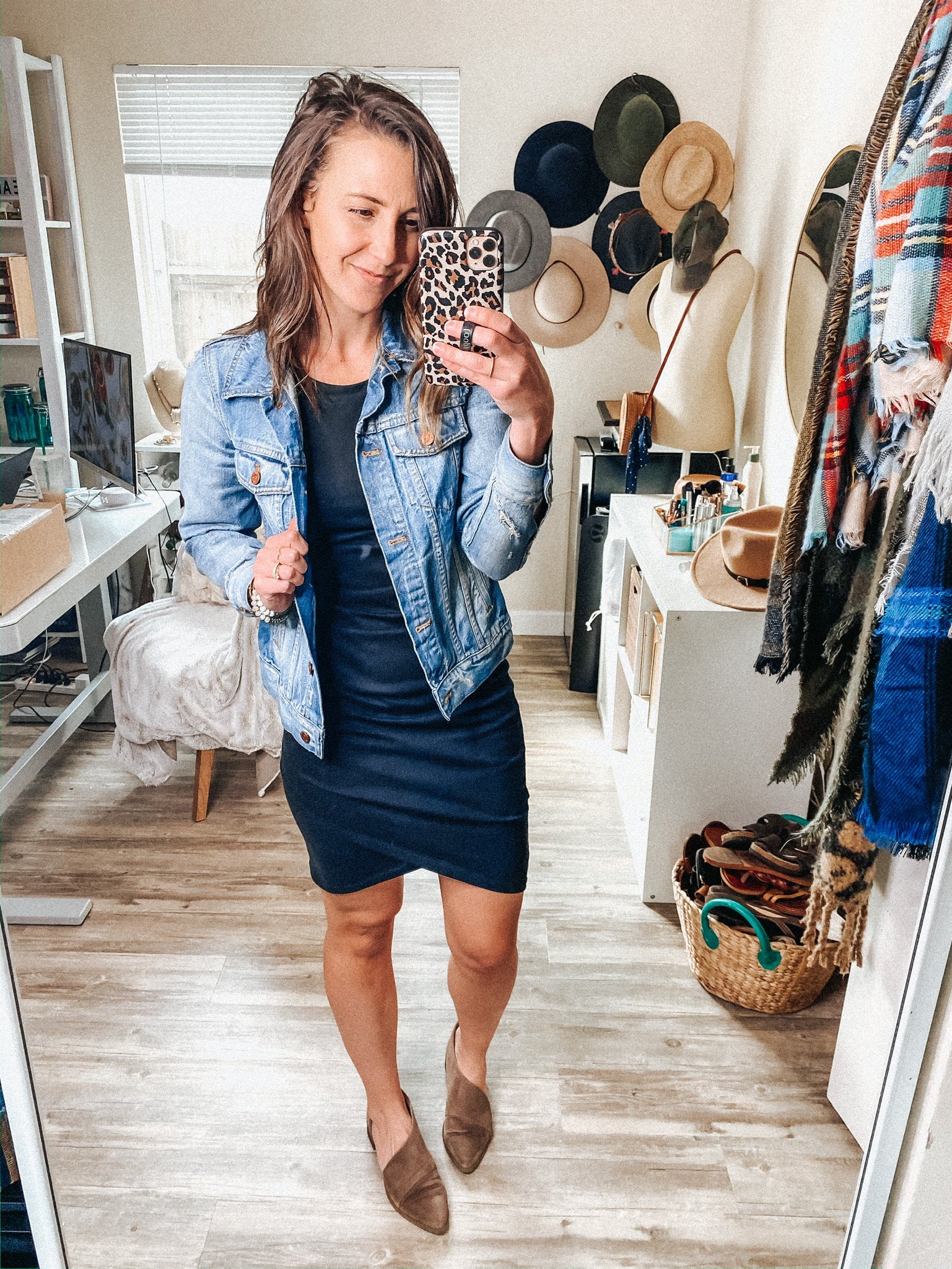Style How To Dress With A Denim Jacket Denim Jacket Dress Outfit Store
