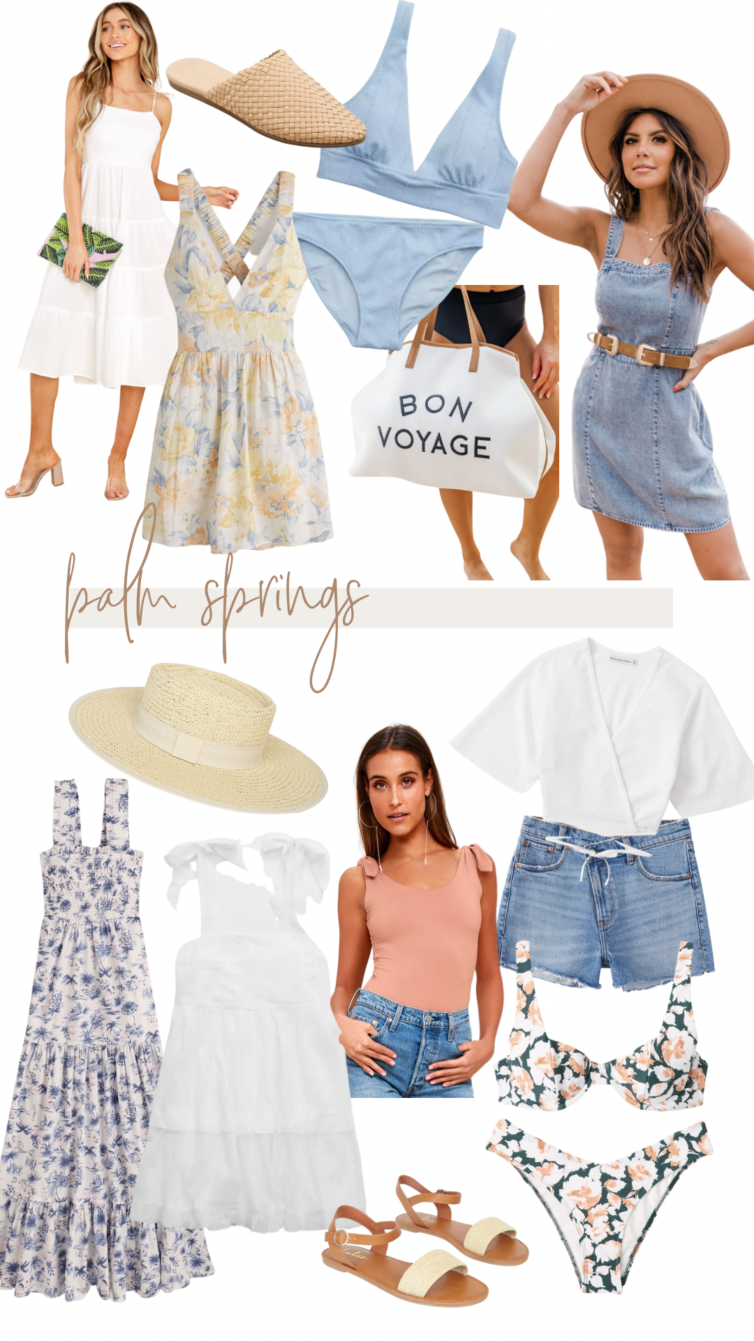 what to pack for palm springs vacation