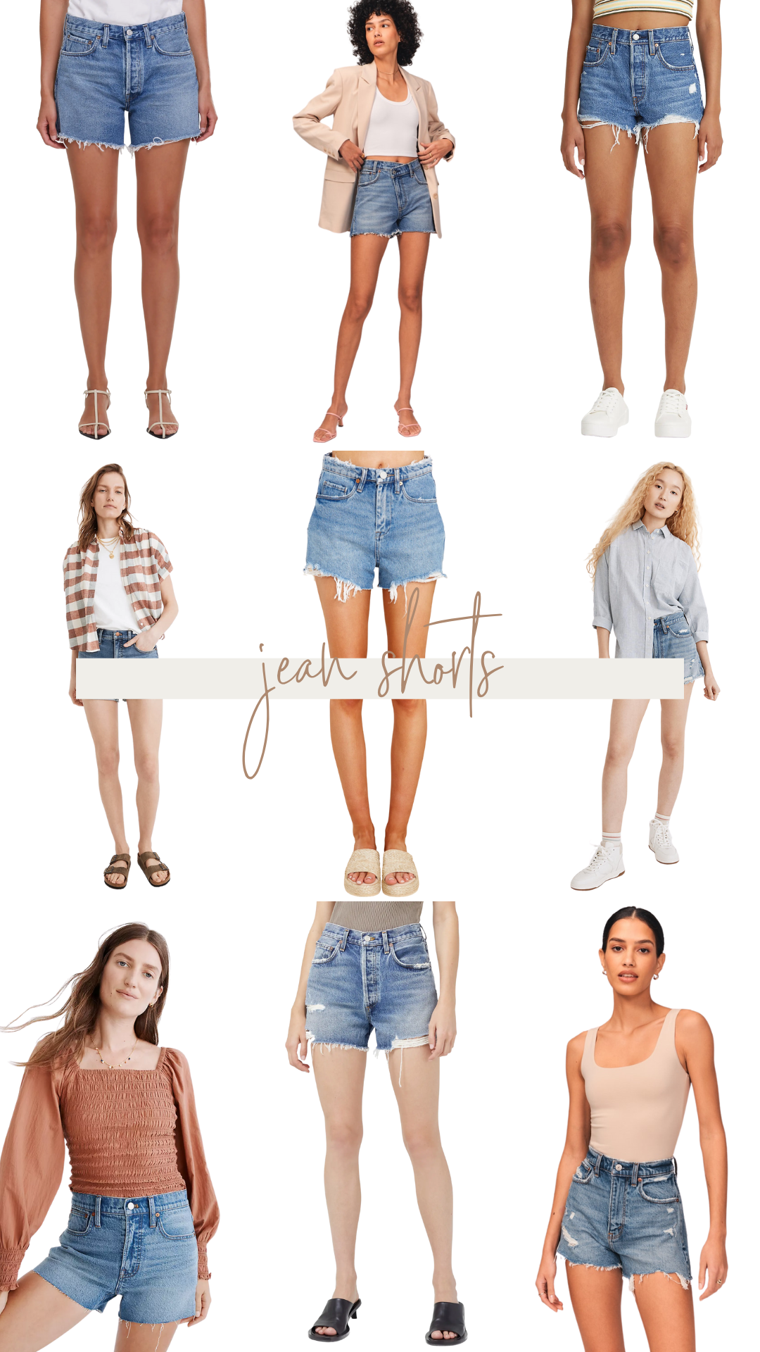 jean shorts