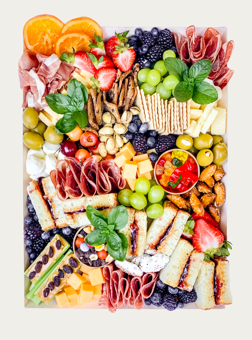 cheese + charcuterie and snack board