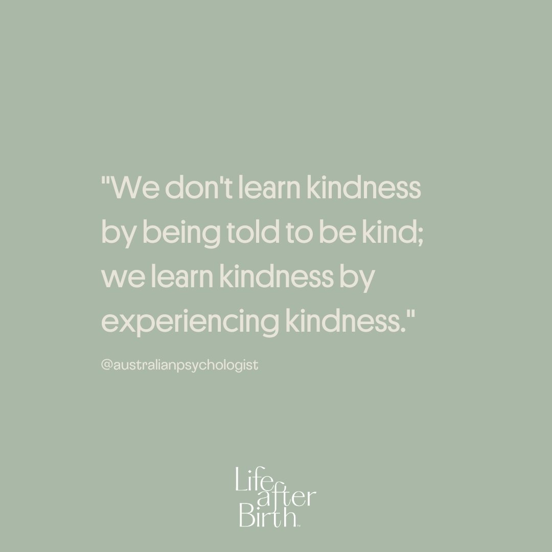 Kindness begets kindness. 

#ChildrensMentalHealthAwarenessWeek

Credit: @australianpsychologist