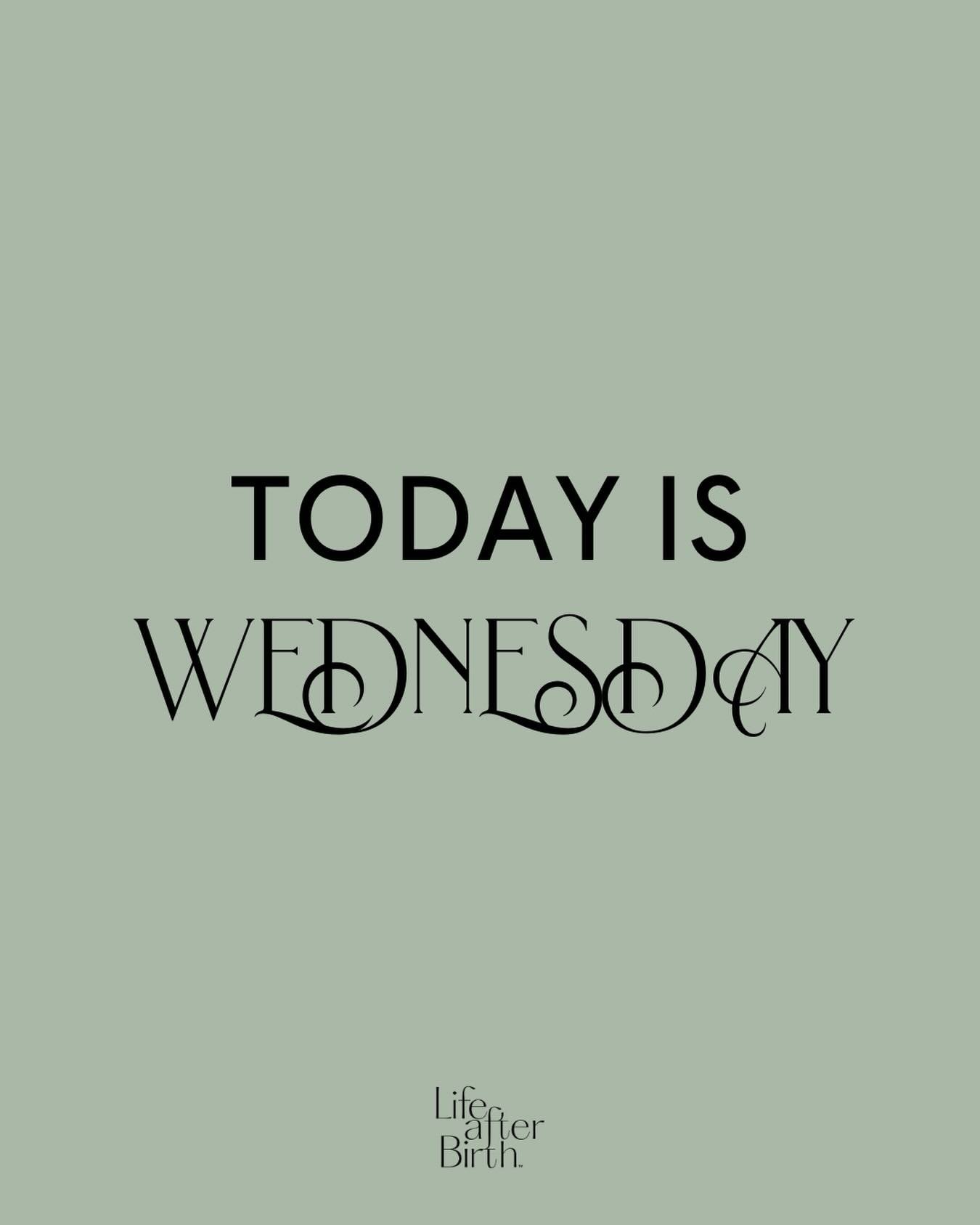 Hi all,

The week between x-mas and the new year feels a bit like the postpartum period&mdash;all the days blend together, time feels mushy, and you&rsquo;re wearing your PJs more than usual. 

My After Birth support circle happens on Wednesdays. I w