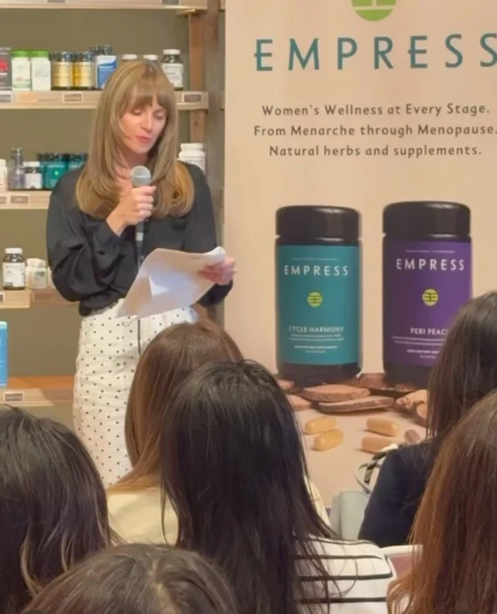 Last week, our founder, Molly Nourmand, had the honor of speaking about the powerful connection between hormones and mental health across the lifespan from puberty to pregnancy, postpartum, perimenopause, and beyond.

Hormonal shifts are often treate