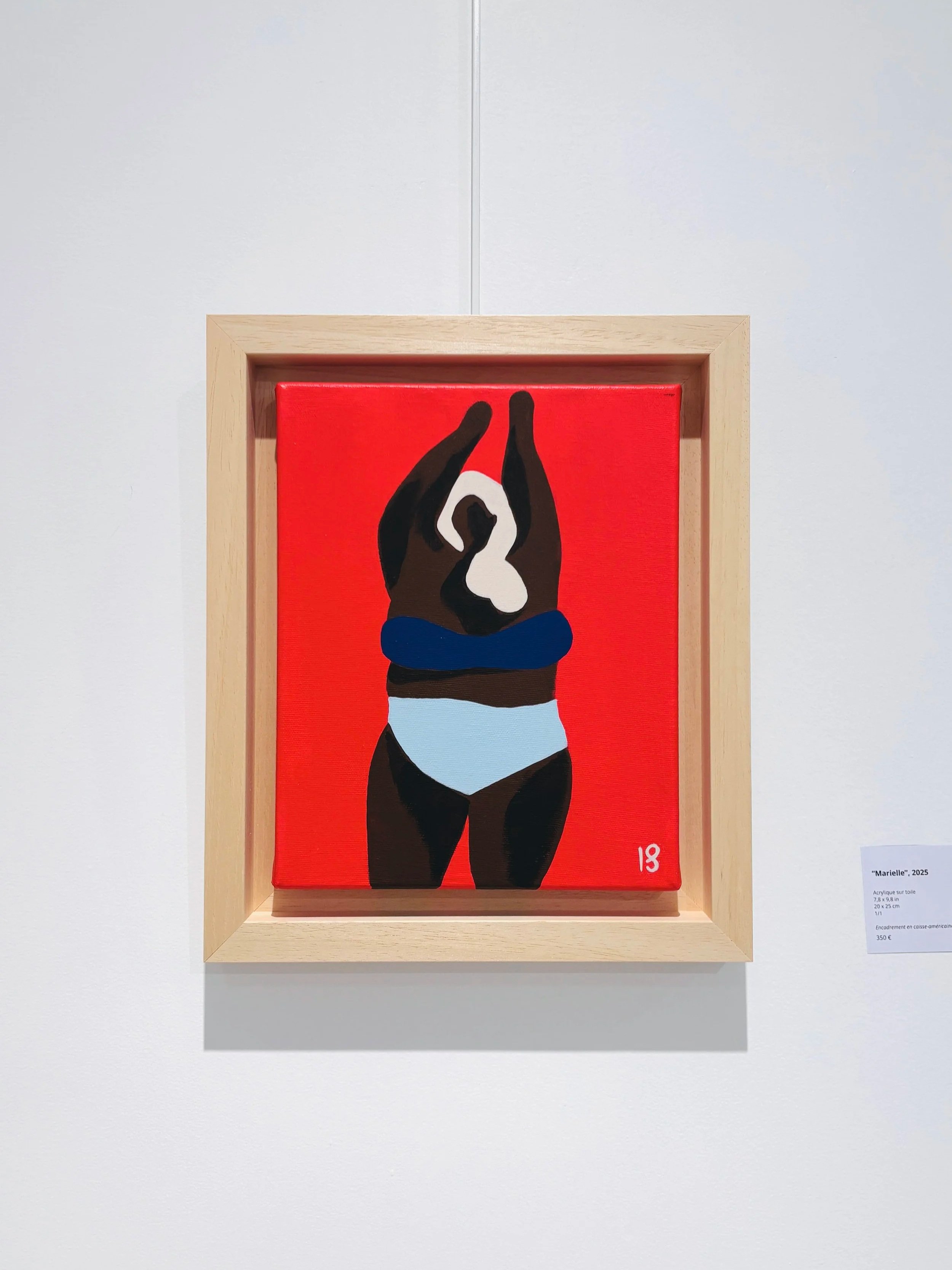 "Marielle" - 20 x 25 cm - oak wood frame - SOLD