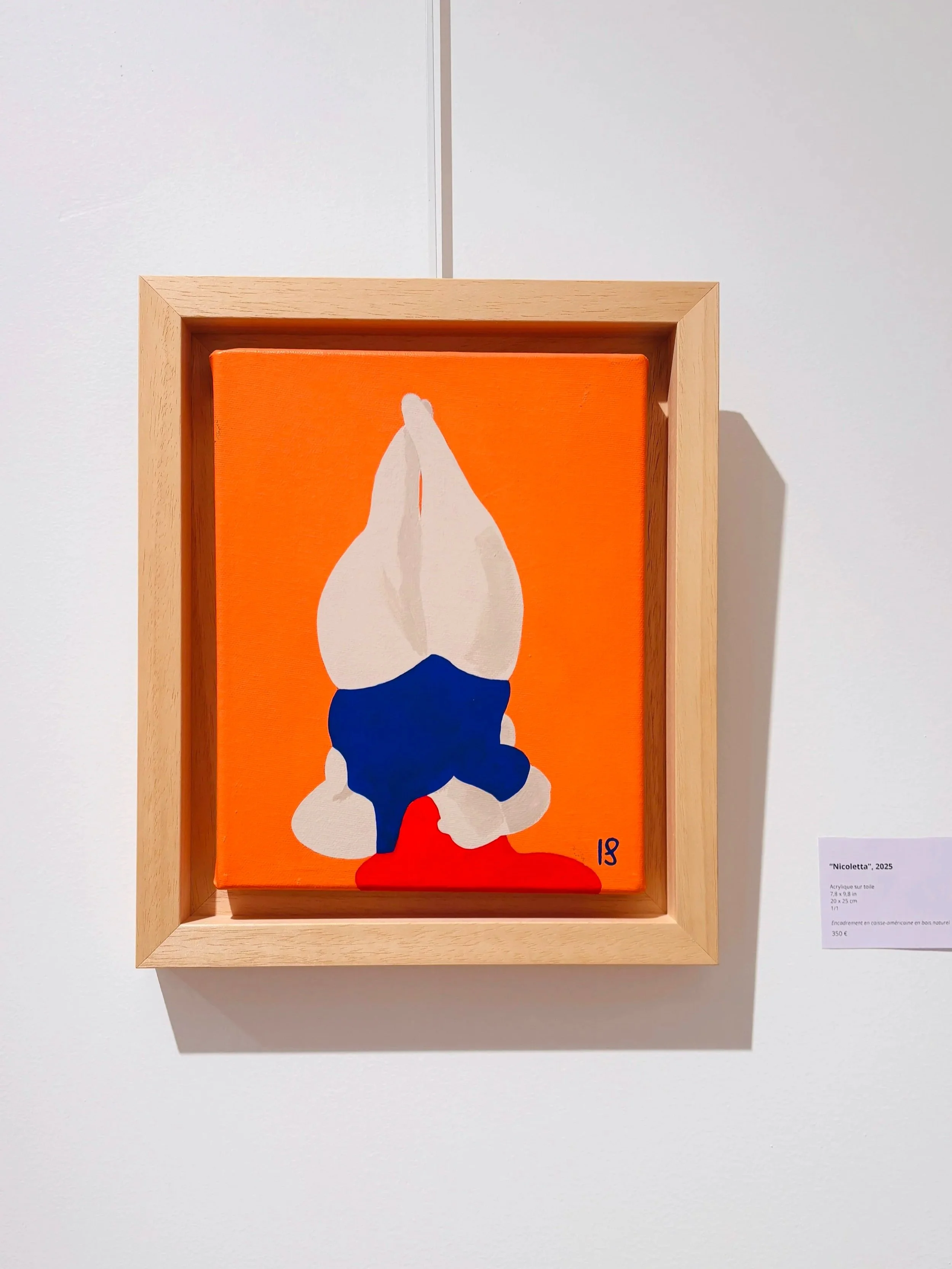 "Nicoletta" - 20 x 25 cm - oak wood frame -SOLD