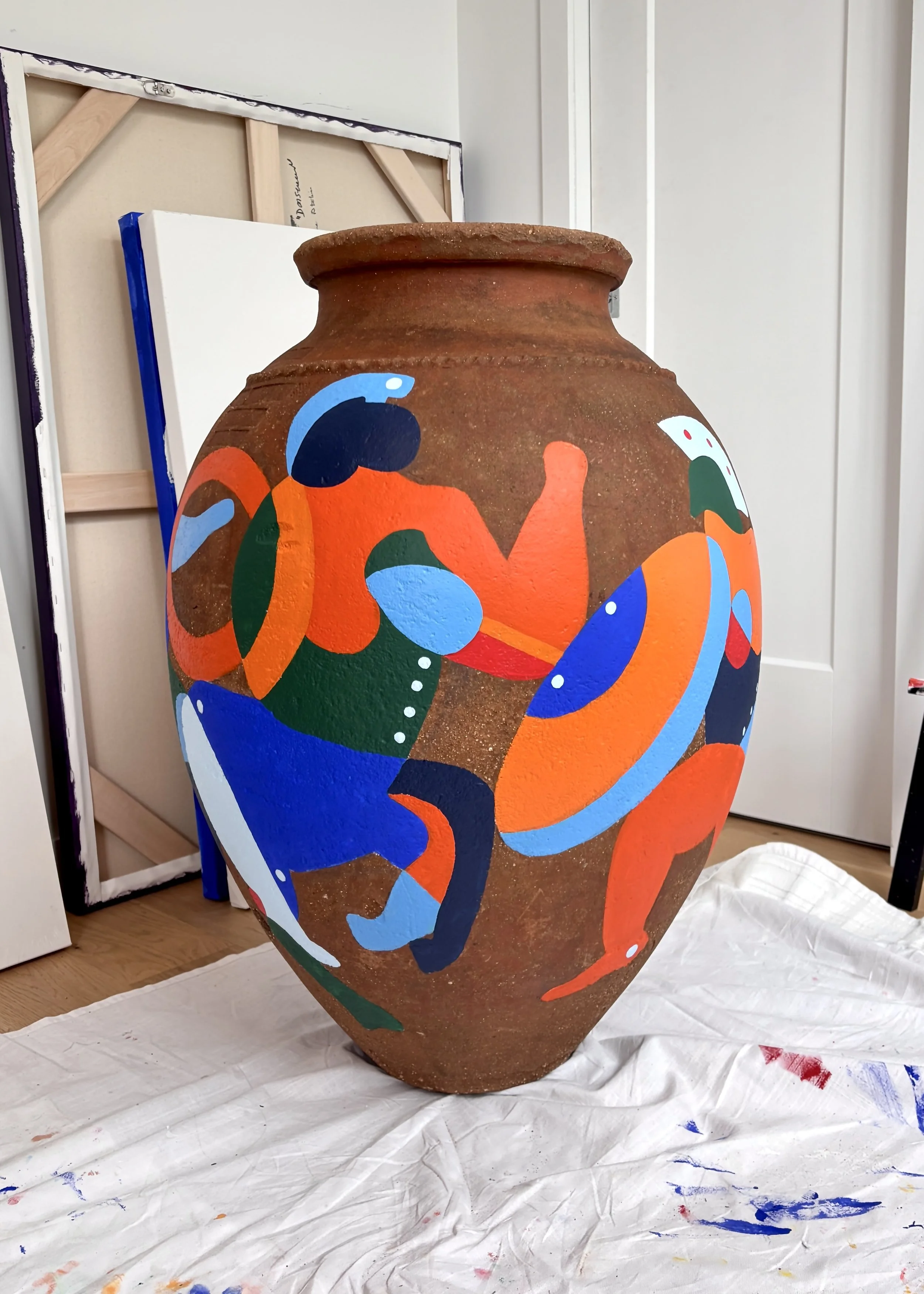 "Juan Manuel Tinaja" -  Height 88 cm, Width 70 cm, Circumference 200 cm - SOLD