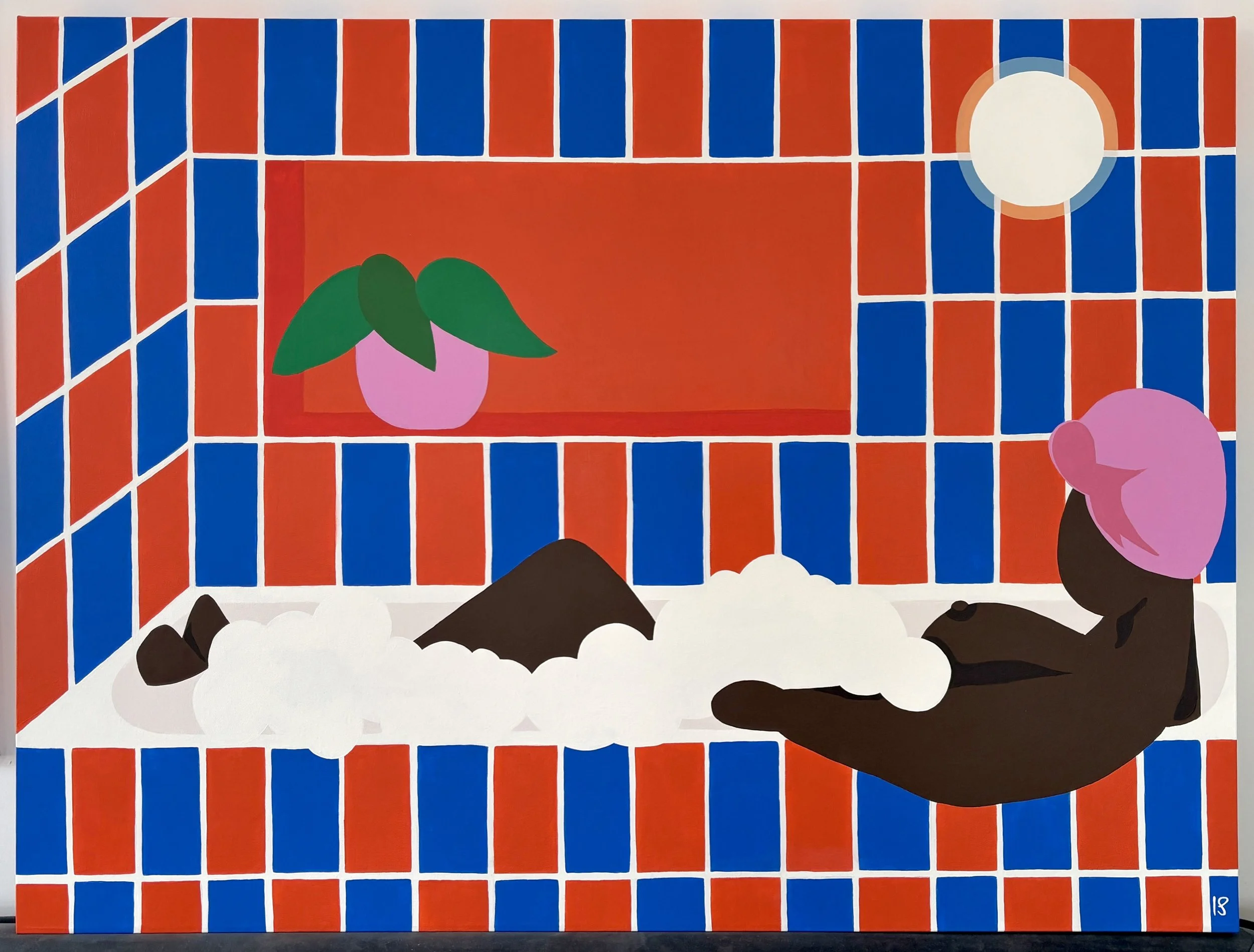 "Le bain de Sandra" - 82 x 112 cm