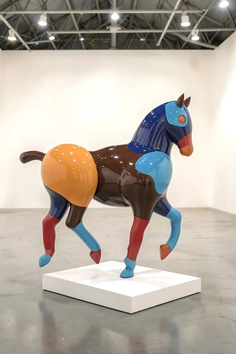 « HECTOR »
6´6x6’6 Ft / 2 x 2 m
3D modeling · SLA print · Automotive paint 

One-of-a-kind
Isaure Atelier, 2026.