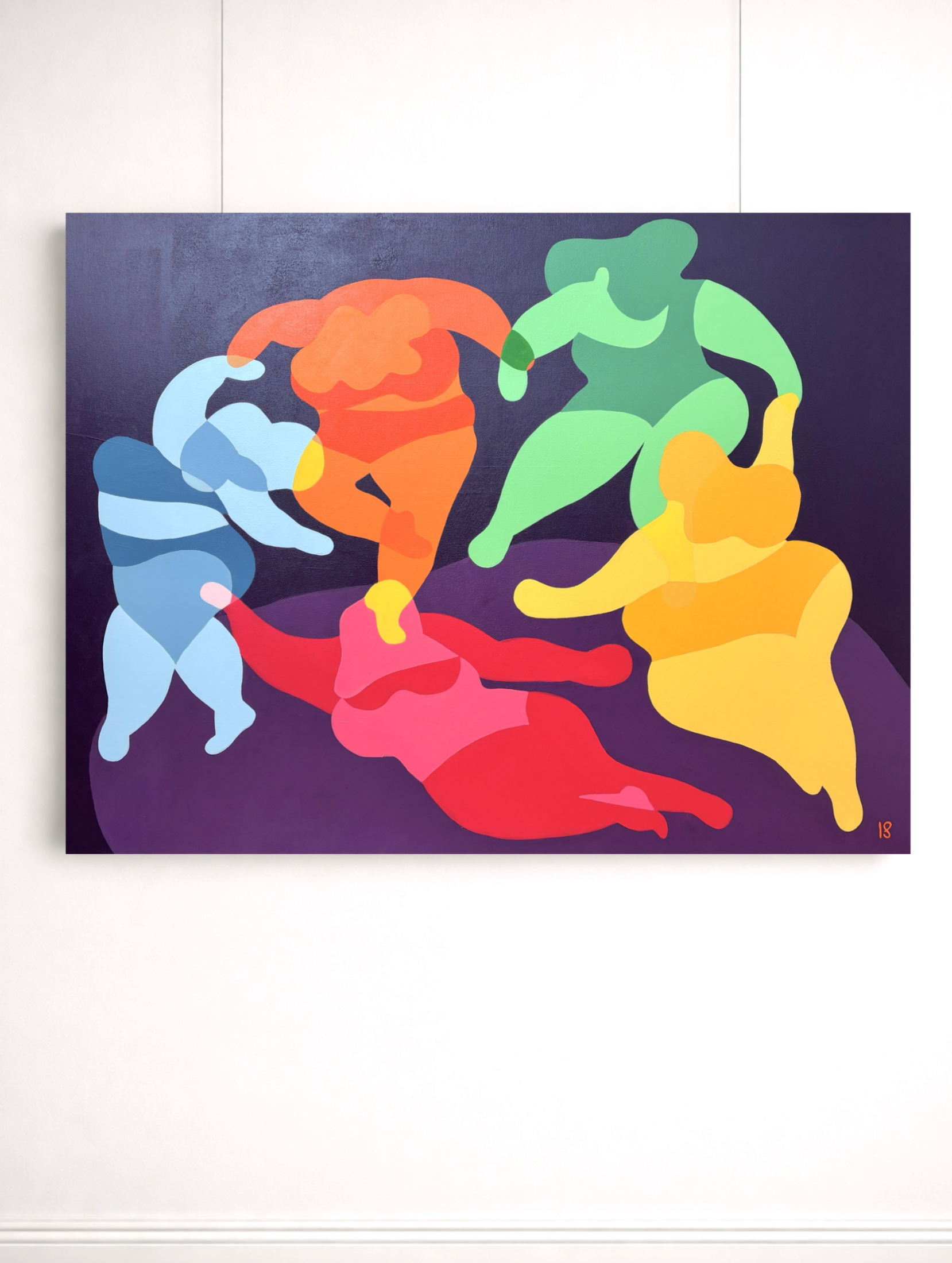 "Danseuses" - 91.44 x 121.92 cm - 3 400 US$ - Email for more info.