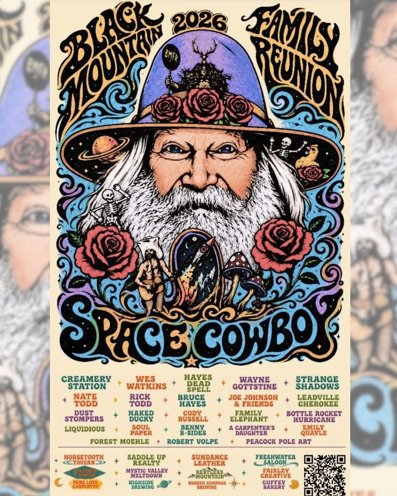 So excited for the annual @blackmountainfamilyreunion ! It&rsquo;s one of favorite times of the year and we&rsquo;ve got something special in store for this one! 

River Spell, @hiphopisdeadband &amp; @brucehayesband will join forces for two hour set