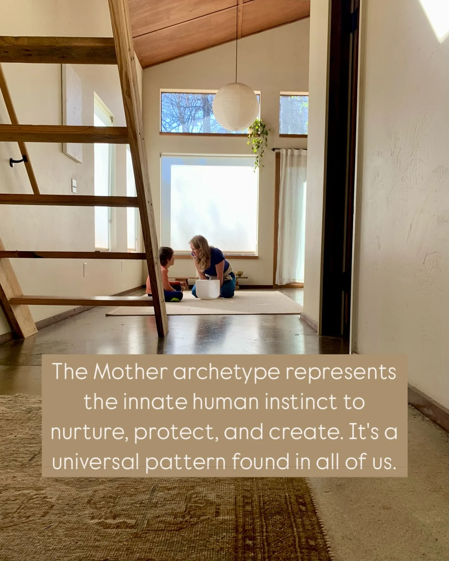 The Mother archetype represents the innate human instinct to nurture, protect, and create. It&rsquo;s a universal pattern found in all of us. 

We emerge into being and are held in that being by Mother Nature herself.

May we all tend to the unique e