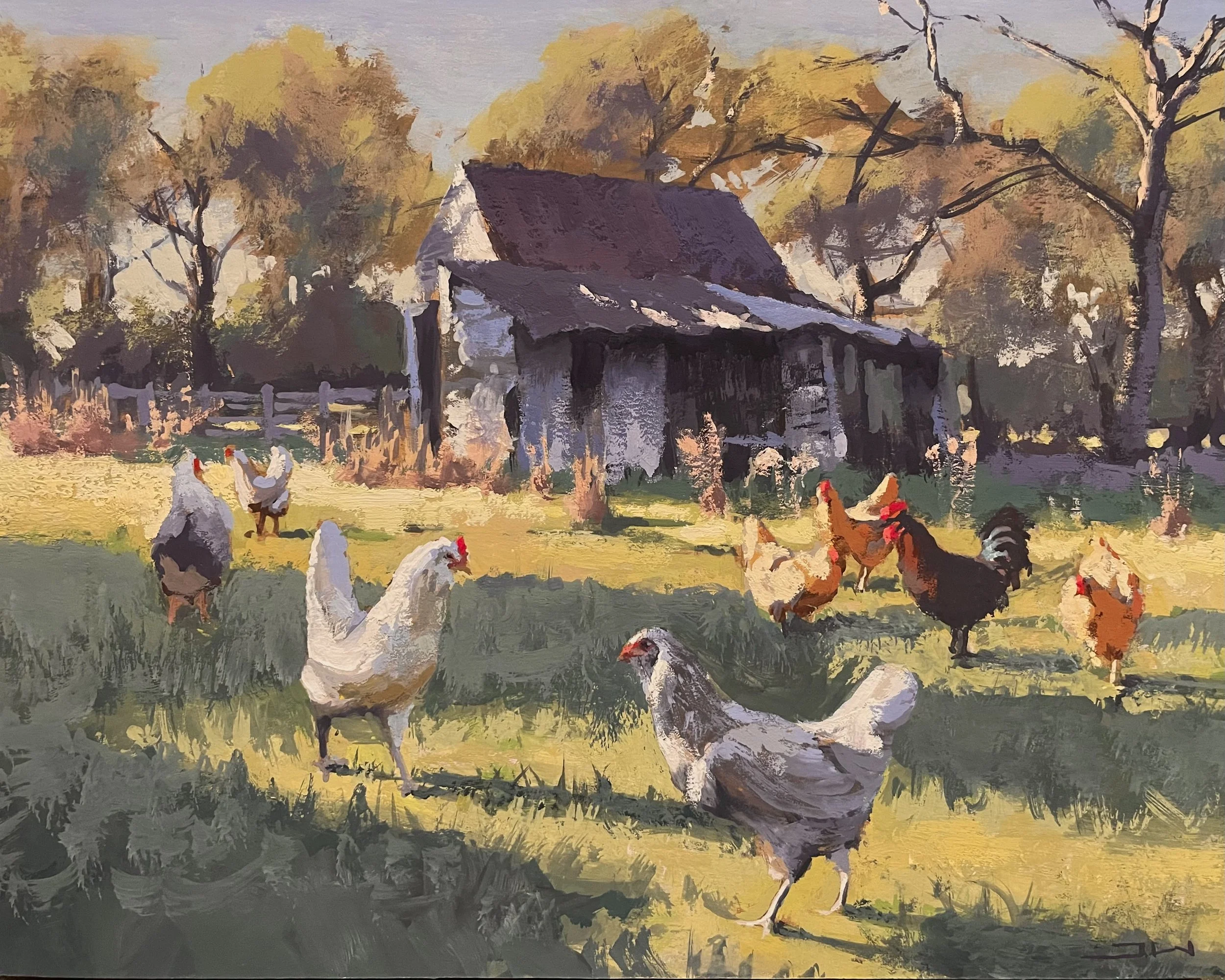 GOUACHE 8" X 10" - COMMISSION