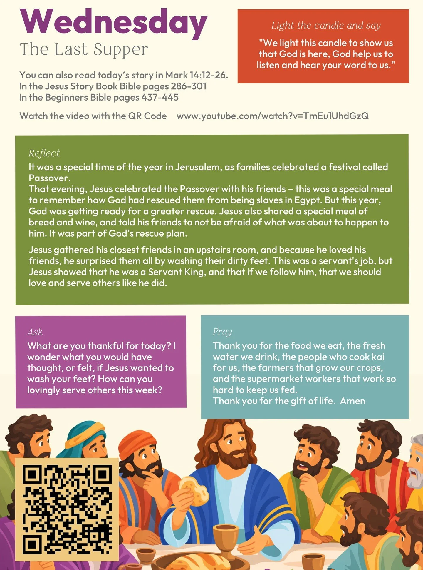 Wednesday - The Last Supper