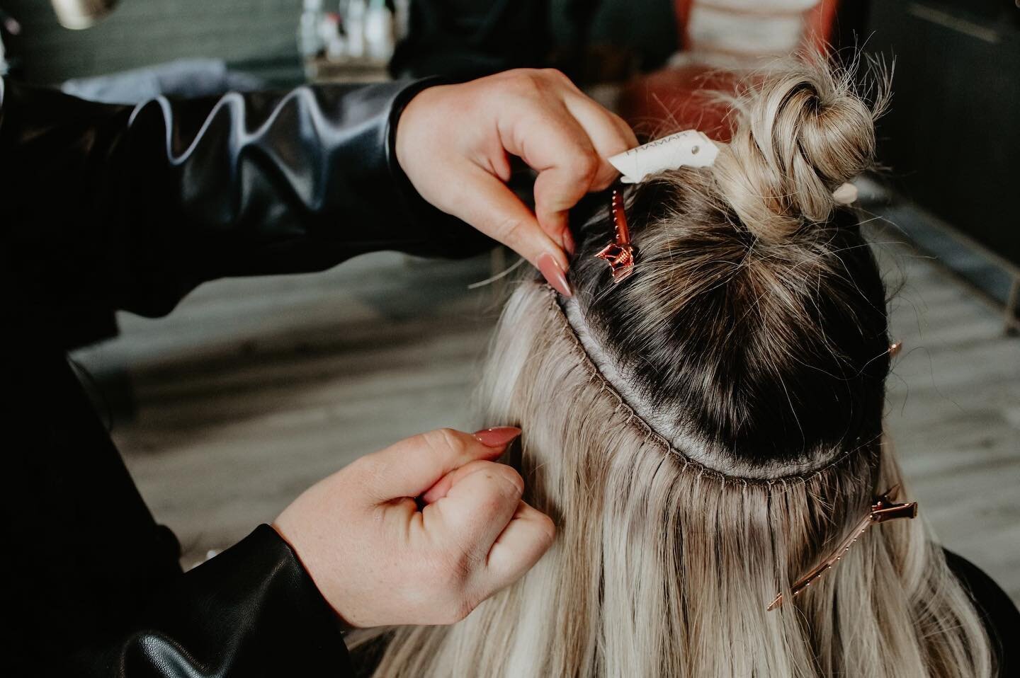 Courtney is one of our Certified Extension Experts here at M&amp;Co. While offering multiple different techniques of hair additions, Courtney will provide a detailed consultation on how to properly care and style your new look✨
Contact @courtney_irzy