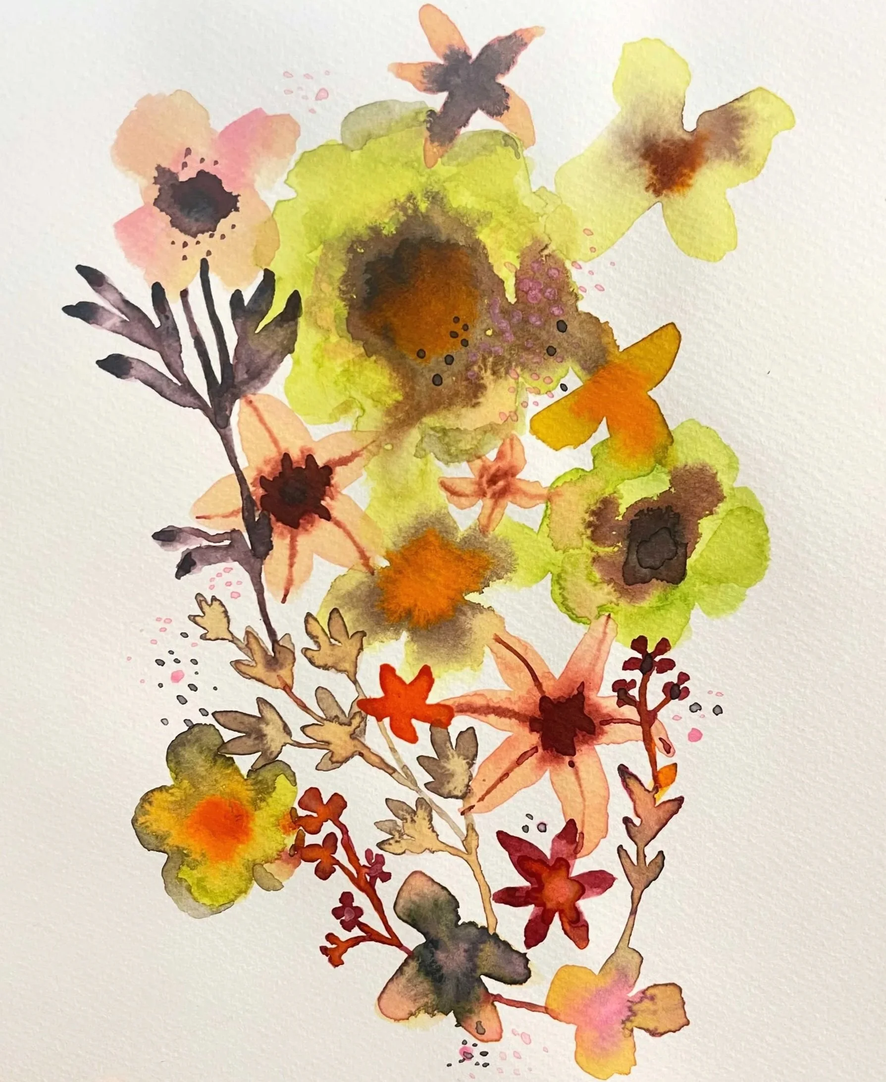 Autumn 1 - Watercolour & Gouache on paper