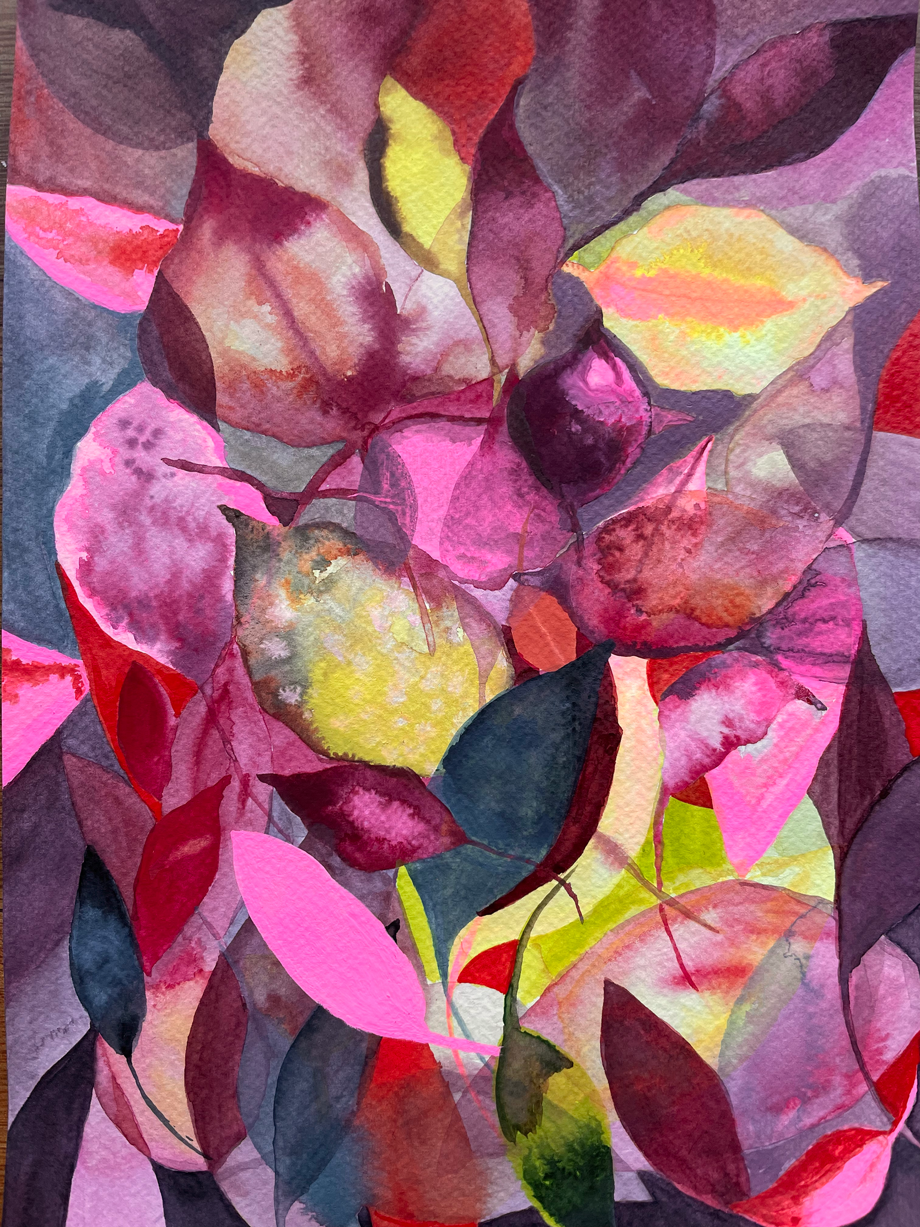 Autumn 4 - Watercolour & Gouache on paper