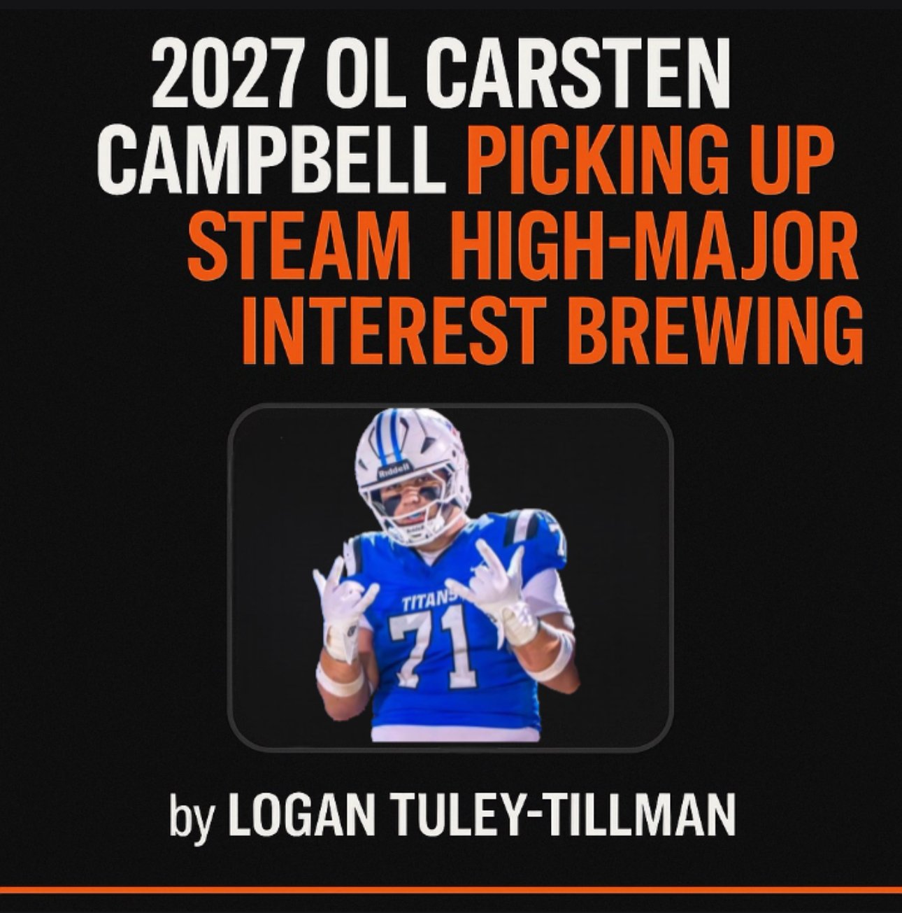 Offer Alert - 2027 IOL Carsten Campbell 