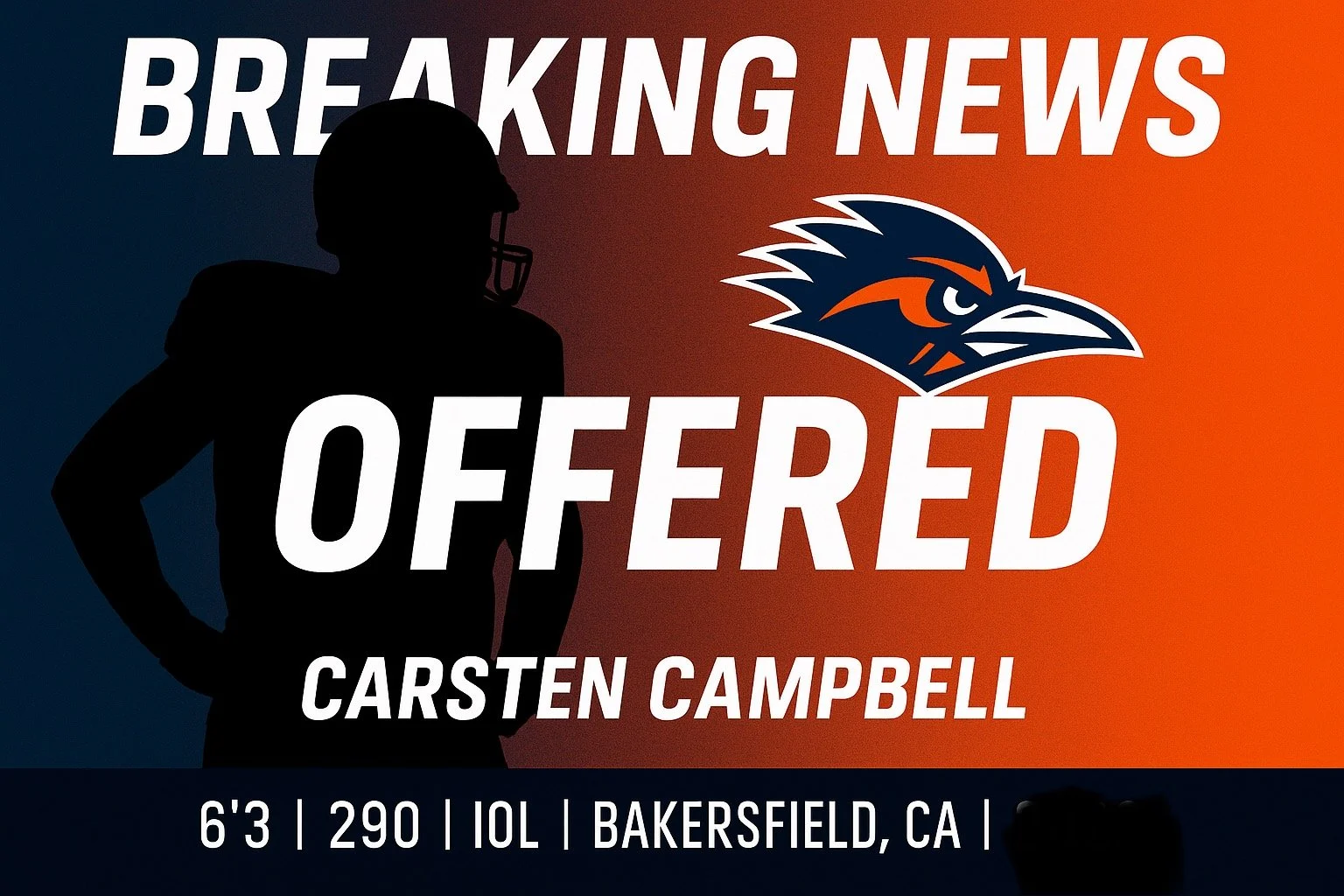 UTSA Extends Offer to Emerging IOL Carsten Campbell