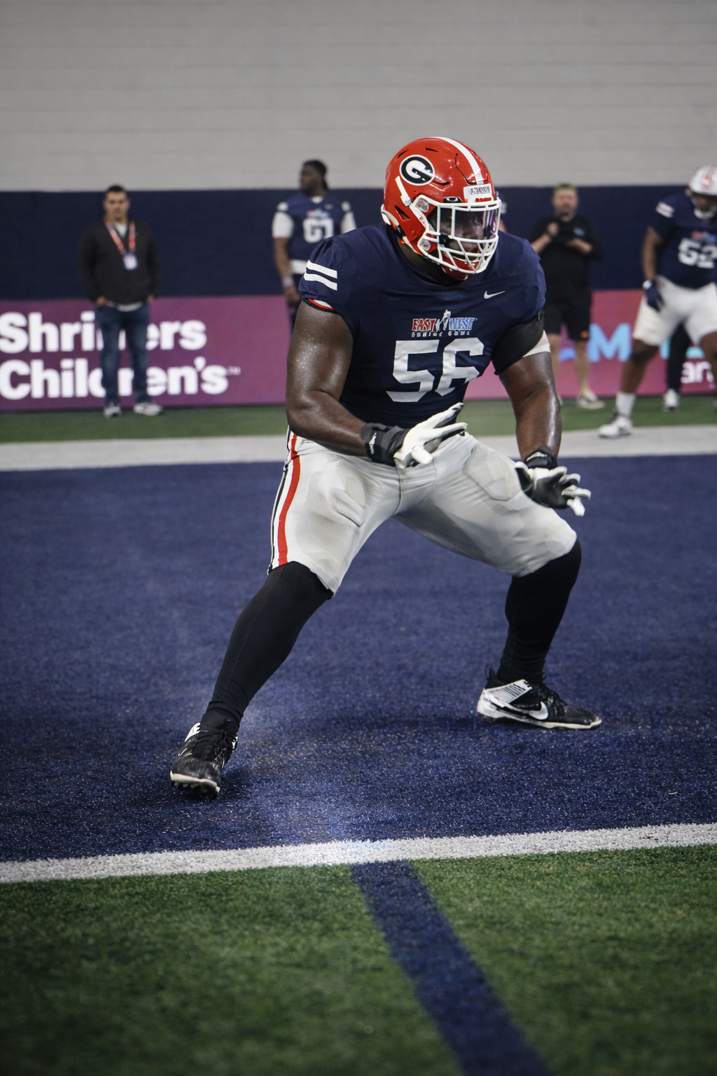 E/W Shrine Bowl Day 1 OL Standouts 