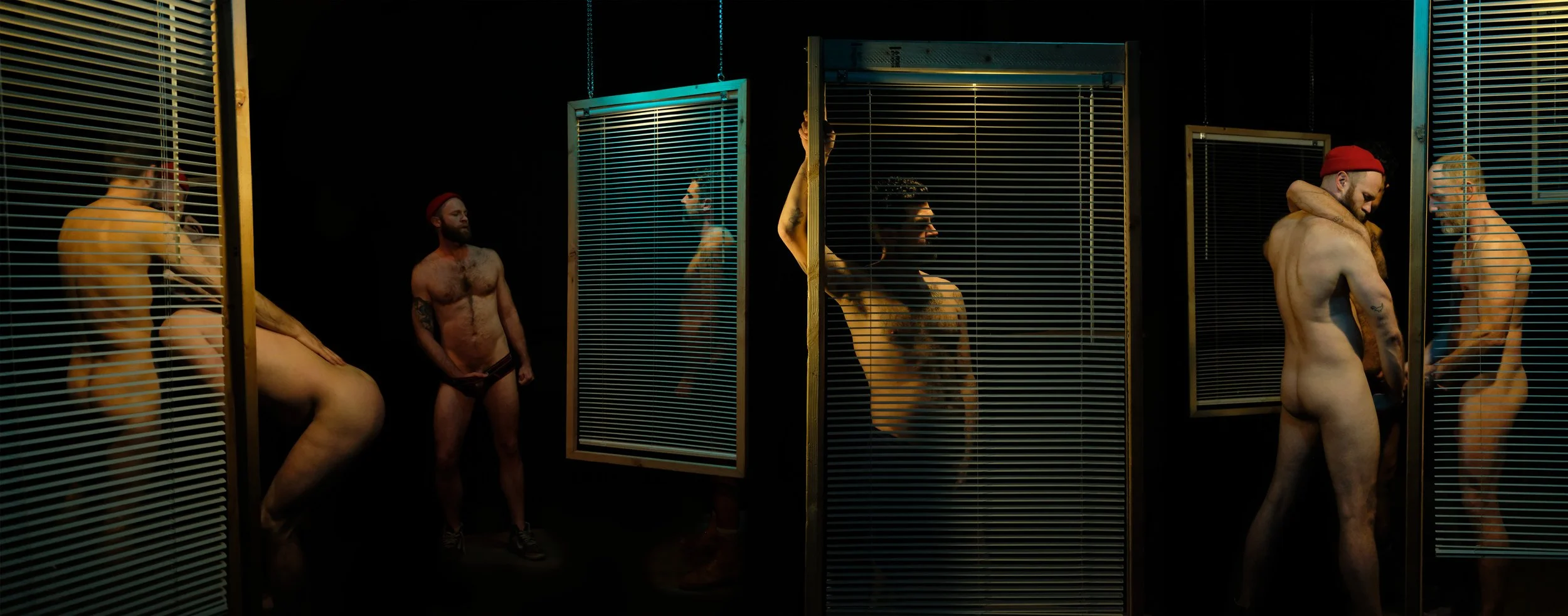 Jonesy, Provided You Are Male Of Course, Archival Pigment Print on Aluminum, 20 x 50 in. 2021.