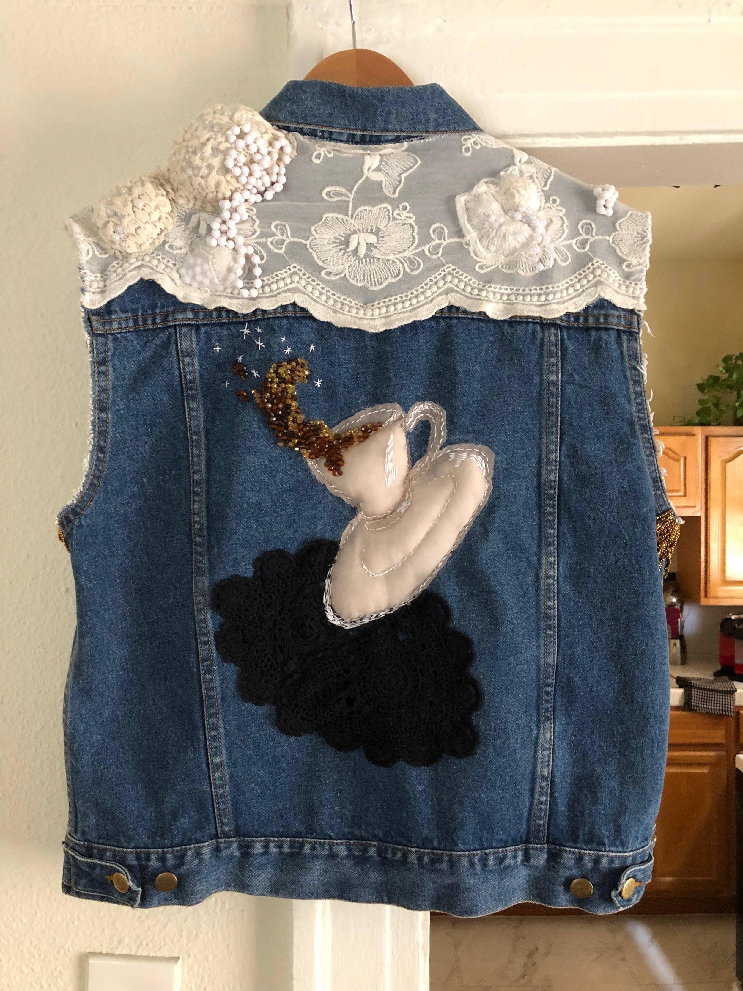 Spill the Tea Vest, Joshua Rains, 2018.