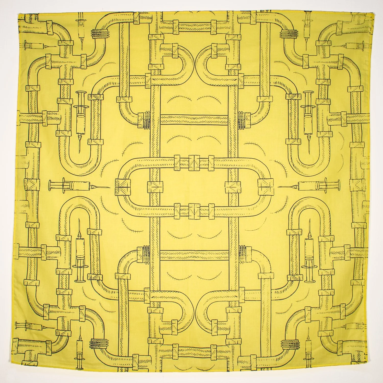 Jonesy & Jaime C. Knight, Original Plumbing Hanky, 2016.