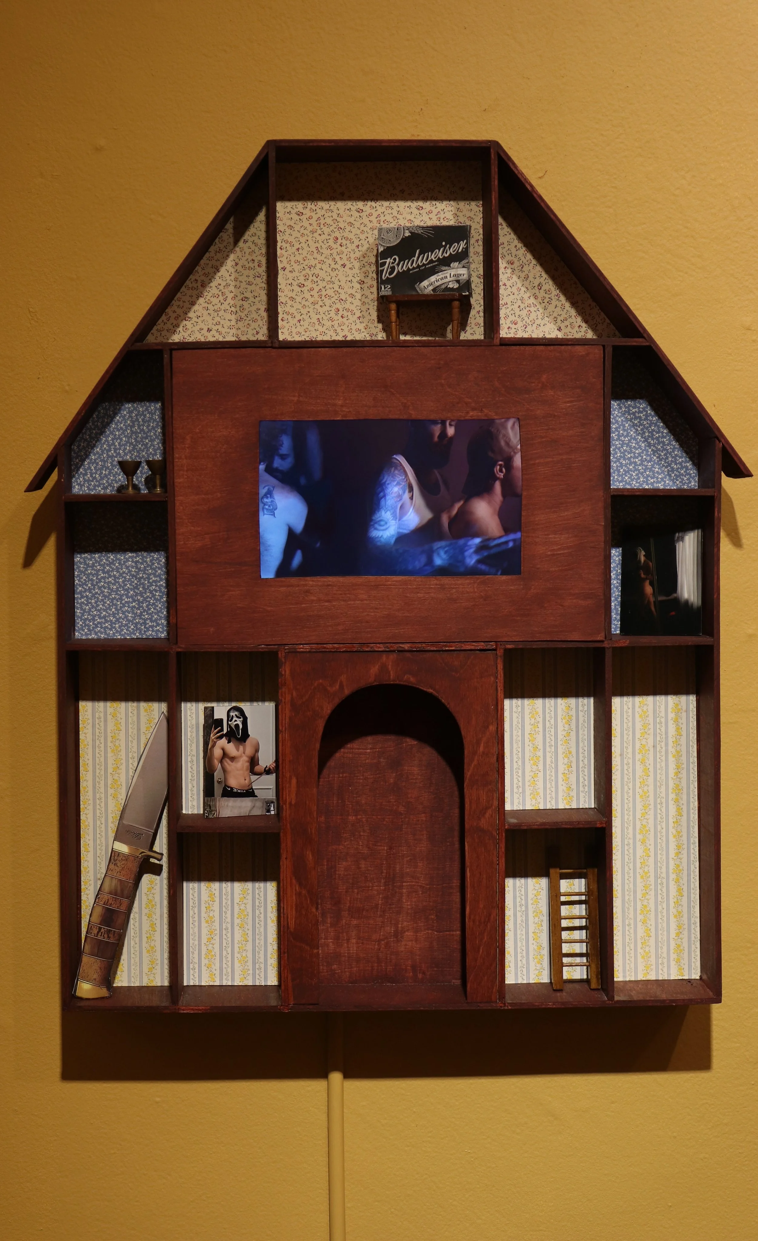 Jonesy, Untitled Dollhouse #3: Anthony’s Basement, 2024.