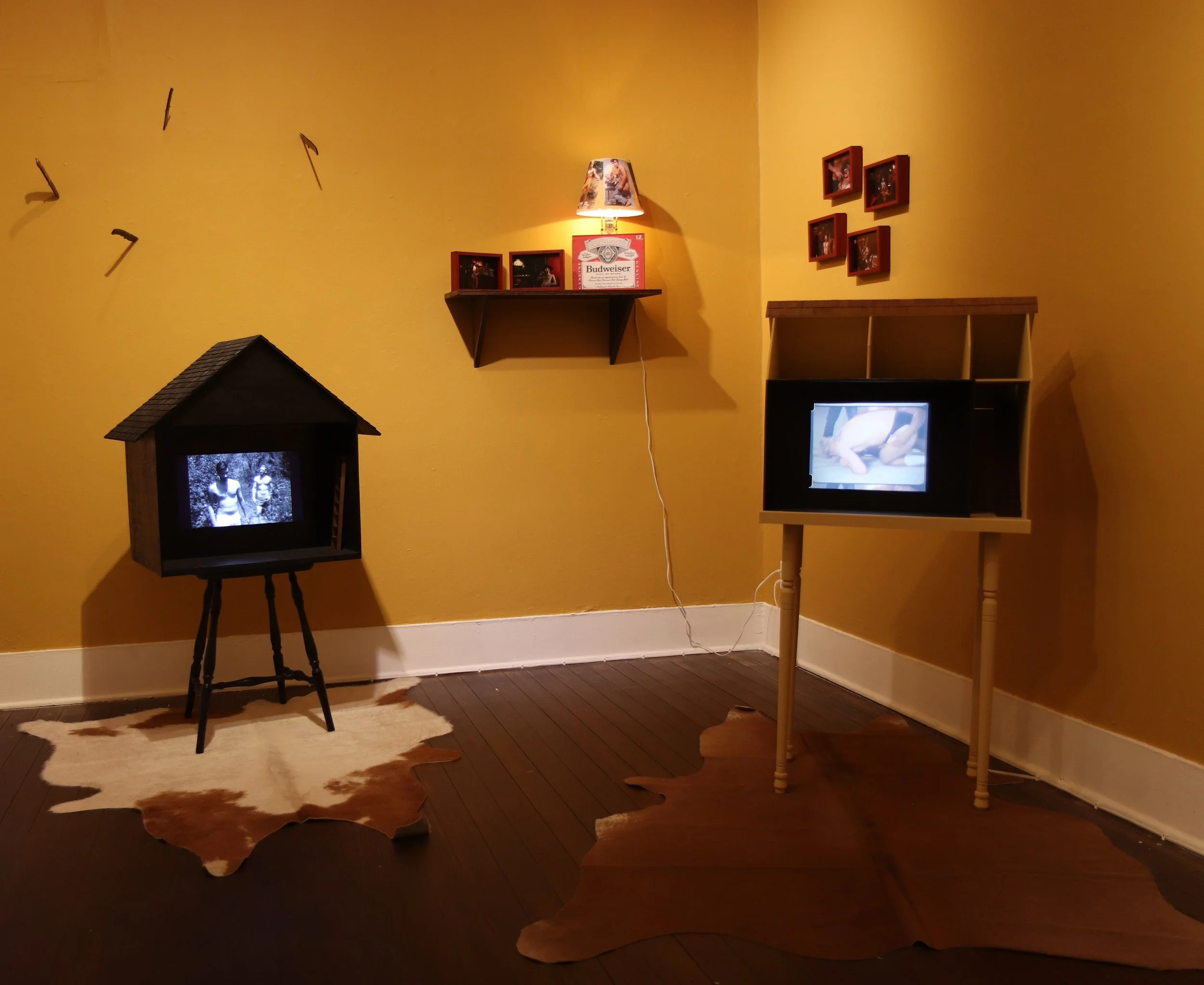 Jonesy, Are We Just Phantoms? Installation View, Sala Diaz, San Antonio, TX, 2024.