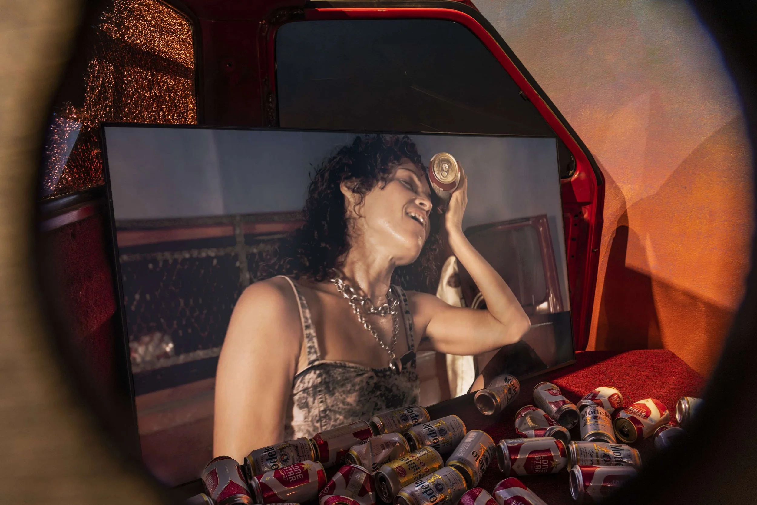 Jonesy Presents Hot Action At Artpace, Installation View, San Antonio, TX, 2022.