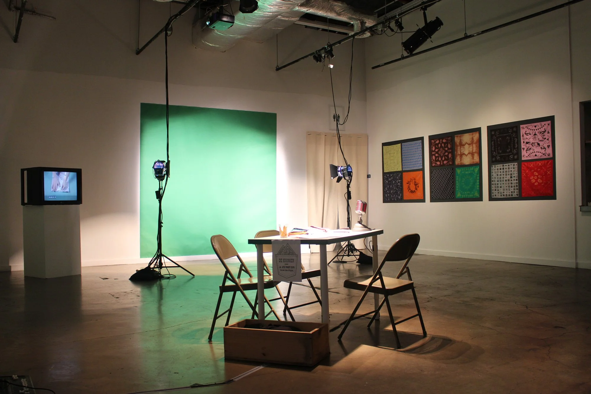 LA/ATX Pocket Expo, Installation View, Salvage Vanguard Theatre, Austin, TX, 2016.