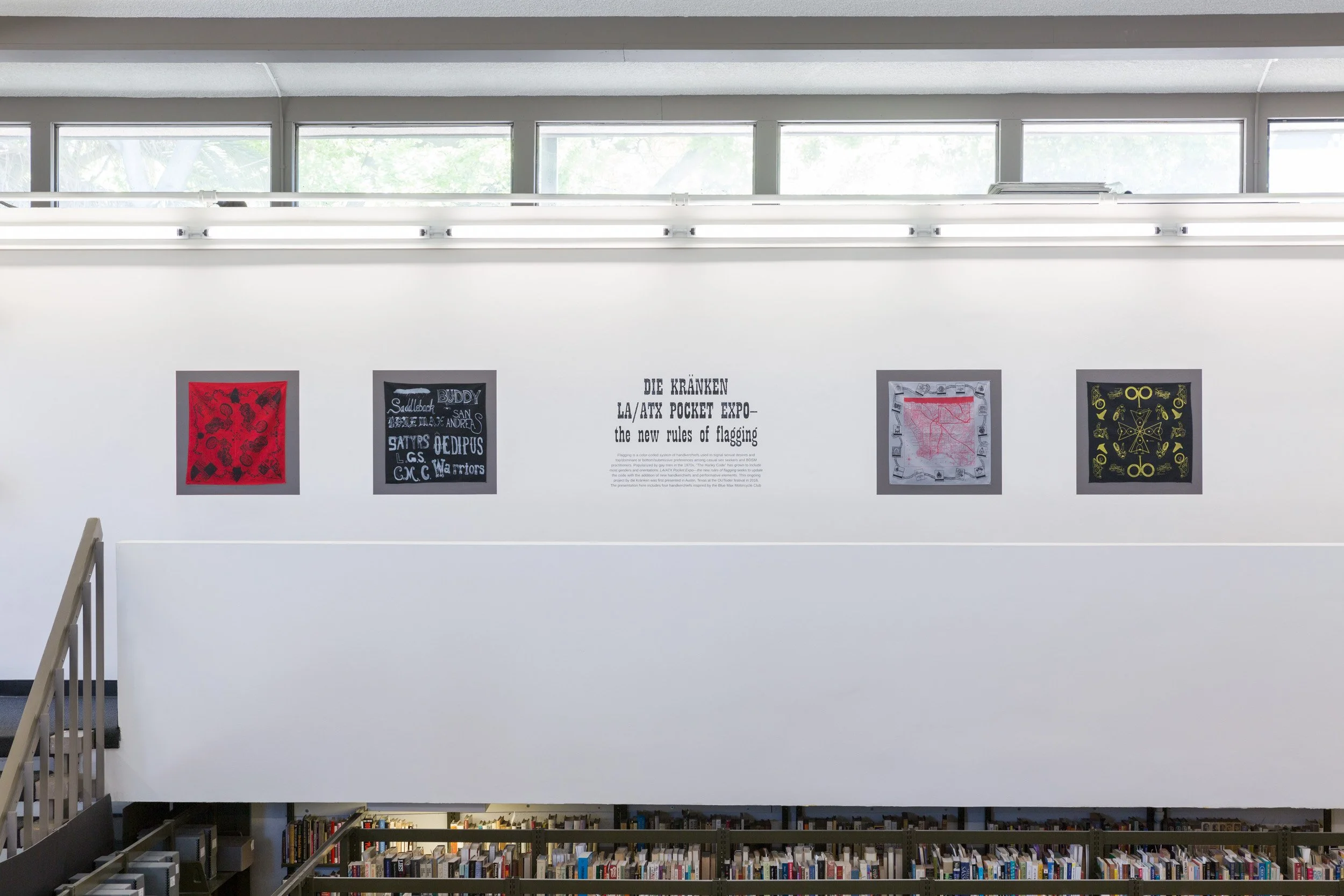 Die Kränken, Installation View, ONE Archives at the USC Libraries, Los Angeles, CA 2017.